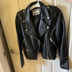 Walter Baker lamb leather jacket
